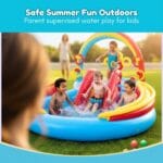 lnflatable Rainbow Ring waterslide & Sprayer Fountain waterpark - Image 4